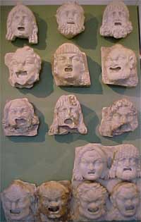 masques scéniques romains